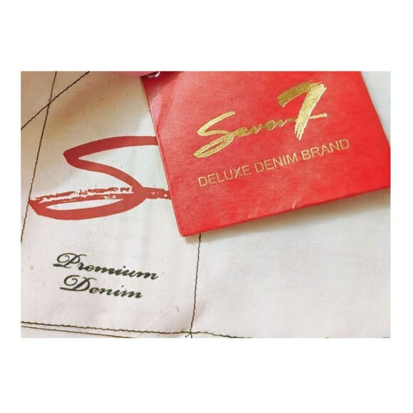 NWT Seven7 Distressed! Premium Denim Jacket 22/24 Women's Acid Wash Vtg Y2K - Picture 7 of 7